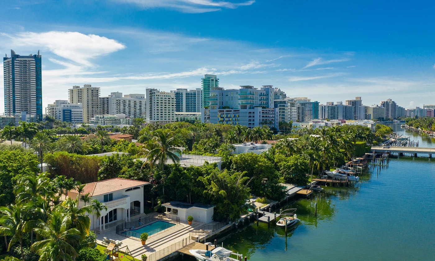 South Florida real estate skyline